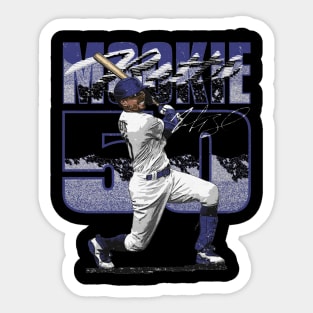 Mookie Betts Los Angeles D Retro Sticker